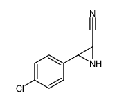 (2R,3R)-3-(4-chlorophenyl)aziridine-2-carbonitrile结构式