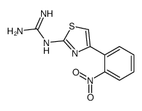 2-[4-(2-nitrophenyl)-1,3-thiazol-2-yl]guanidine Structure