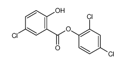 (2,4-dichlorophenyl) 5-chloro-2-hydroxybenzoate Structure