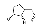 (S)-6,7-二氢-5H-环戊二烯并[b]吡啶-7-醇结构式