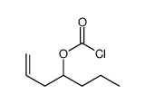 hept-1-en-4-yl carbonochloridate Structure