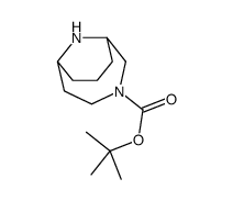 tert-butyl (1R,6S)-4,10-diazabicyclo[4.3.1]decane-4-carboxylate结构式