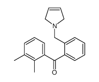 2,3-DIMETHYL-2'-(3-PYRROLINOMETHYL) BENZOPHENONE图片