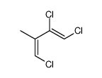 1,2,4-trichloro-3-methylbuta-1,3-diene结构式