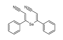 3-(2-cyano-1-phenylethenyl)selanyl-3-phenylprop-2-enenitrile结构式