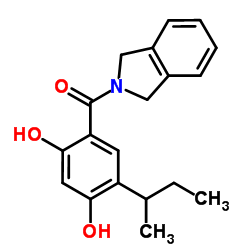 (5-sec-Butyl-2,4-dihydroxyphenyl)(1,3-dihydro-2H-isoindol-2-yl)methanone Structure