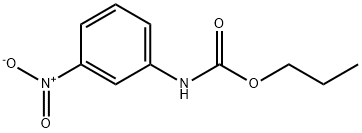 propyl n-(3-nitrophenyl)carbamate Structure
