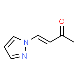 3-Buten-2-one, 4-(1H-pyrazol-1-yl)-, (E)- (9CI) structure