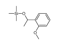 1-(2-methoxyphenyl)ethoxy-trimethylsilane结构式