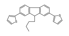 2-(9-butyl-7-thiophen-2-yl-9H-fluoren-2-yl)thiophene Structure