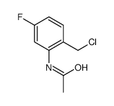 N-[2-(chloromethyl)-5-fluorophenyl]acetamide Structure