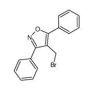 4-bromomethyl-3,5-diphenylisoxazole结构式