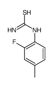 1-(2-Fluoro-4-methylphenyl)thioure Structure