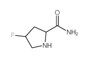 4-Fluoropyrrolidine-2-carboxamide Structure