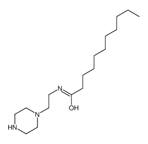 N-(2-piperazin-1-ylethyl)undecanamide Structure