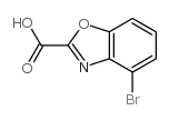 4-BROMOBENZO[D]OXAZOLE-2-CARBOXYLIC ACID Structure