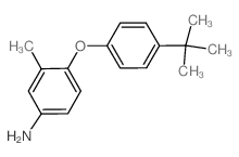 4-[4-(tert-Butyl)phenoxy]-3-methylphenylamine Structure