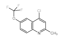 4-chloro-2-methyl-6-(trifluoromethoxy)quinoline Structure