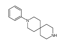 3-Phenyl-3,9-diazaspiro[5.5]undecane结构式