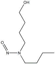 N-BUTYL-N-(4-HYDROXYBUTYL)NITROUS AMIDE structure