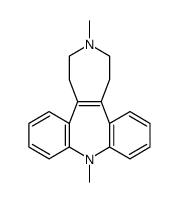 Azepino[4,5-d]dibenz[b,f]azepine, 1,2,3,4,5,10-hexahydro-3,10-dimethyl-结构式