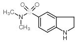 n,n-dimethylindoline-5-sulfonamide structure