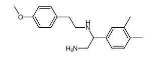 N1-[2-(4-methoxyphenyl)ethyl]-1-(3,4-dimethylphenyl)-1,2-ethanediamine结构式