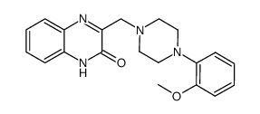 3-((4-(2-methoxyphenyl)piperazin-1-yl)methyl)quinoxalin-2(1H)-one结构式