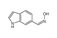 1H-indole-6-carbaldehyde oxime结构式