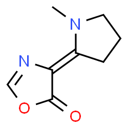 5(4H)-Oxazolone,4-(1-methyl-2-pyrrolidinylidene)-(9CI)结构式