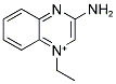 3-AMINO-1-ETHYLQUINOXALIN-1-IUM结构式