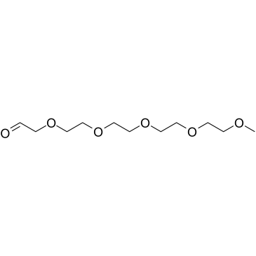 m-PEG4-CH2-aldehyde Structure