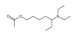 acetic acid-(5-diethylamino-heptyl ester) Structure