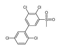 1,2-dichloro-5-(2,5-dichlorophenyl)-3-methylsulfonylbenzene结构式