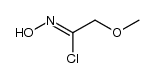 N-hydroxy-2-methoxyethanimidoyl chloride Structure