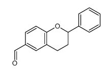 2H-1-Benzopyran-6-carboxaldehyde,3,4-dihydro-2-phenyl-(9CI)结构式