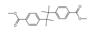 4,4'-(1,1,2,2-tetramethyl-1,2-ethanediyl)bisbenzoic acid dimethyl ester结构式