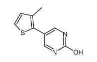 5-(3-Methyl-2-thienyl)-2(1H)-pyrimidinone Structure