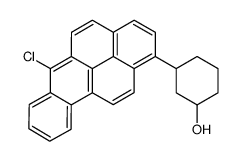 3-(6-chlorobenzo[a]pyren-1-yl)cyclohexan-1-ol Structure