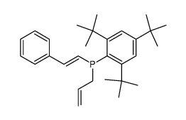 1-Phenyl-3-(2,4,6-tri-tert-butylphenyl)-3-phospha-1,5-hexadien结构式