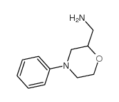 (4-phenylmorpholin-2-yl)methanamine structure