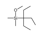 3-ethylpentan-3-yl-methoxy-dimethylsilane Structure
