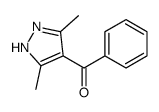 (3,5-dimethyl-1H-pyrazol-4-yl)-phenylmethanone Structure