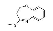 2,3-Dihydro-4-(methylthio)-1,5-benzoxazepin Structure