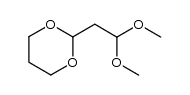 2-(2,2-dimethoxyethyl)-1,3-dioxane结构式