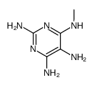 Pyrimidinetetramine,N4-methyl- (9CI) structure