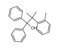 2-methyl-1,1-diphenyl-2-(o-tolyl)propan-1-ol结构式