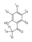 2-Hydroxyacetophenone-d7结构式