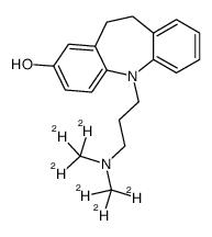 2-Hydroxy Imipramine-d6 Structure