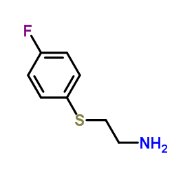 2-[(4-Fluorophenyl)sulfanyl]ethanamine structure